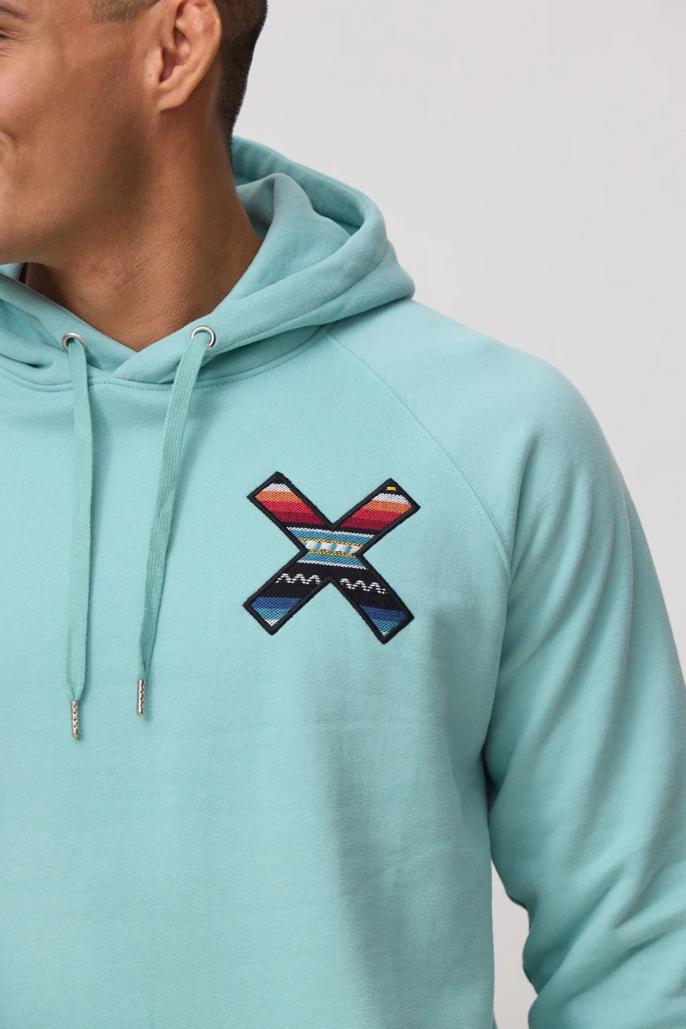 SUDADERA CON CAPUCHA CLASSIC ACQUA - Image 3
