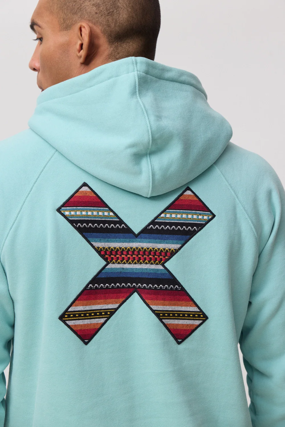 SUDADERA CON CAPUCHA CLASSIC ACQUA - Image 4