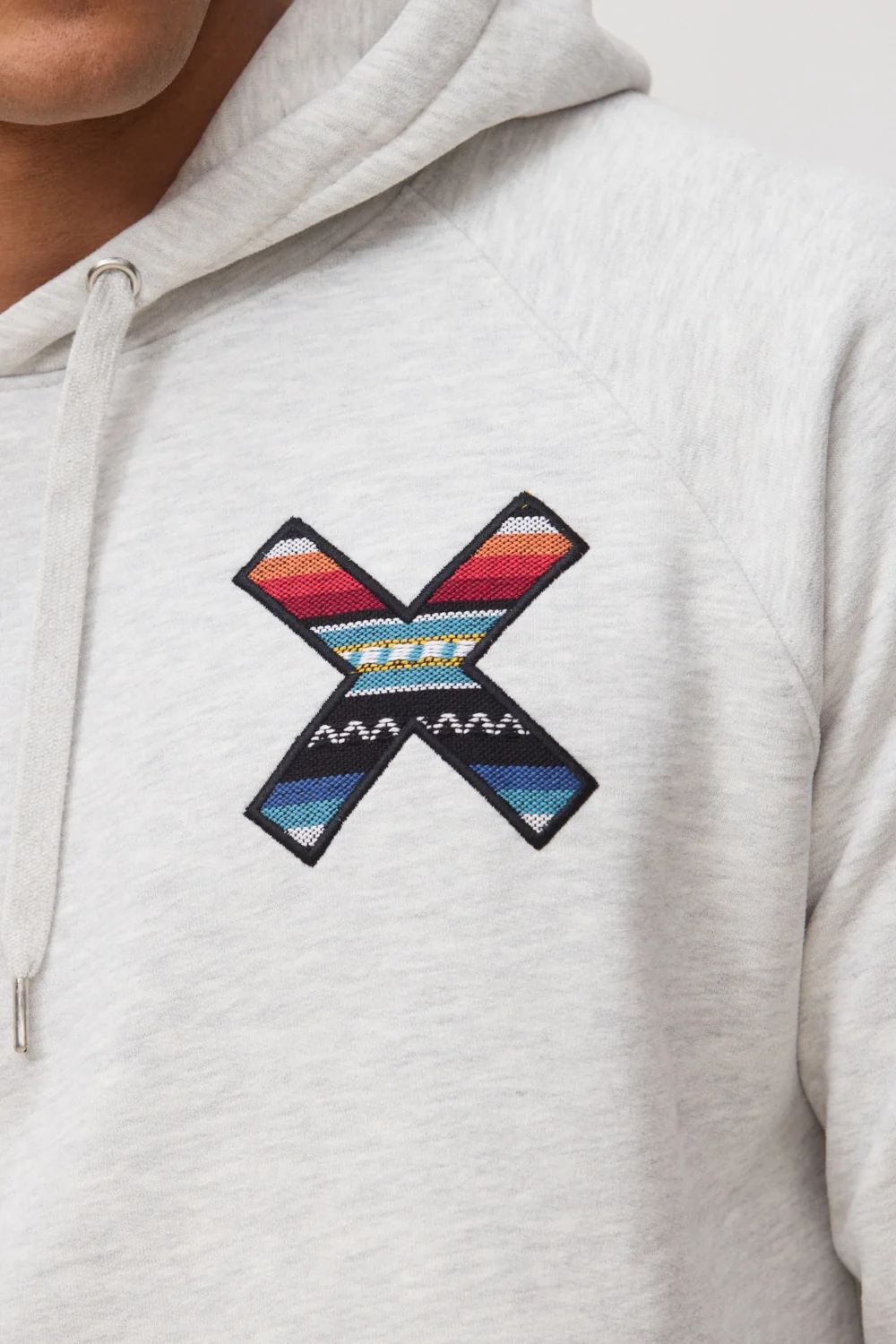 SUDADERA CON CAPUCHA CLASSIC LIGHT GREY MELANGE - Image 3