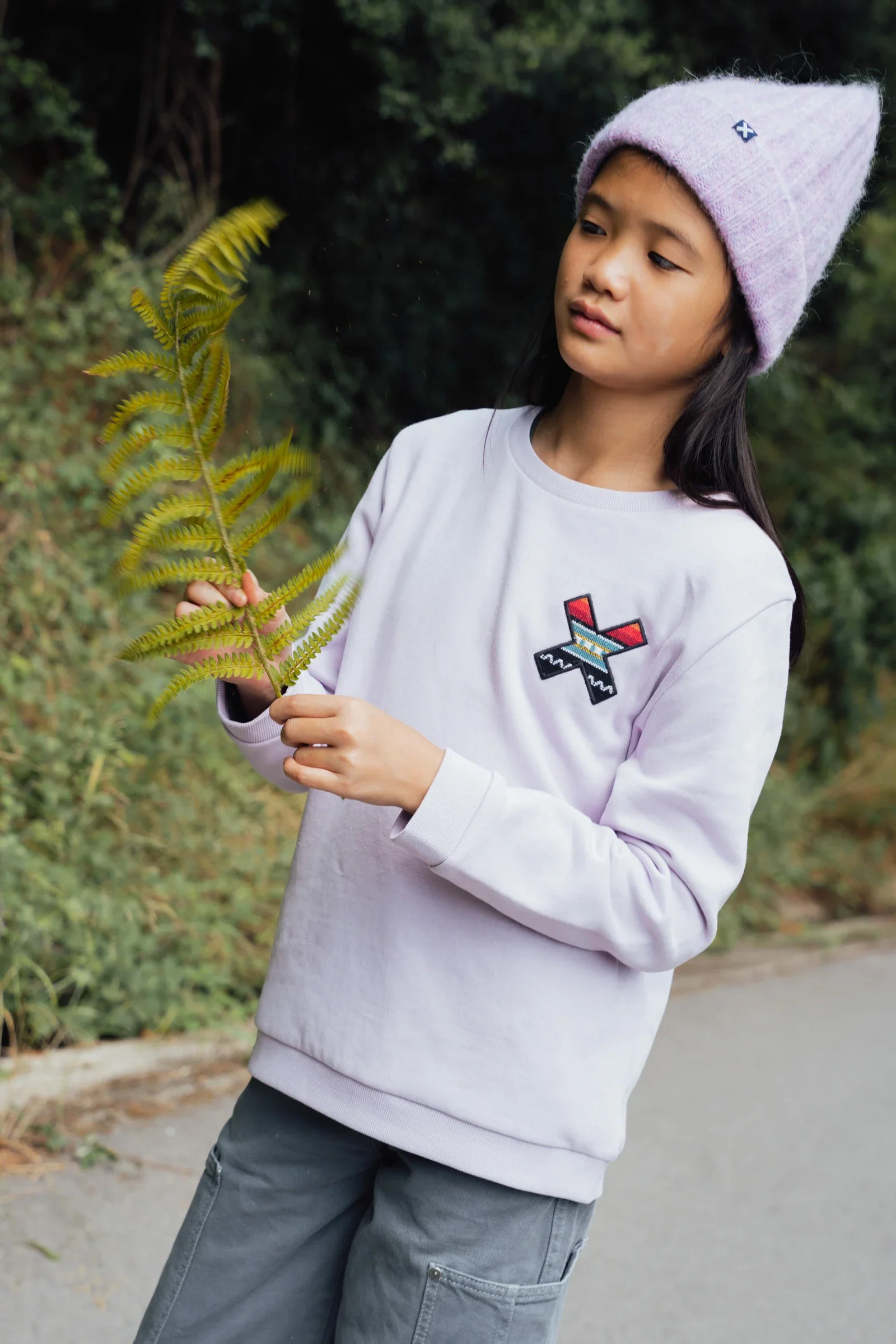 SUDADERA KIDS CLASSIC LIGHT LILAC - Image 5