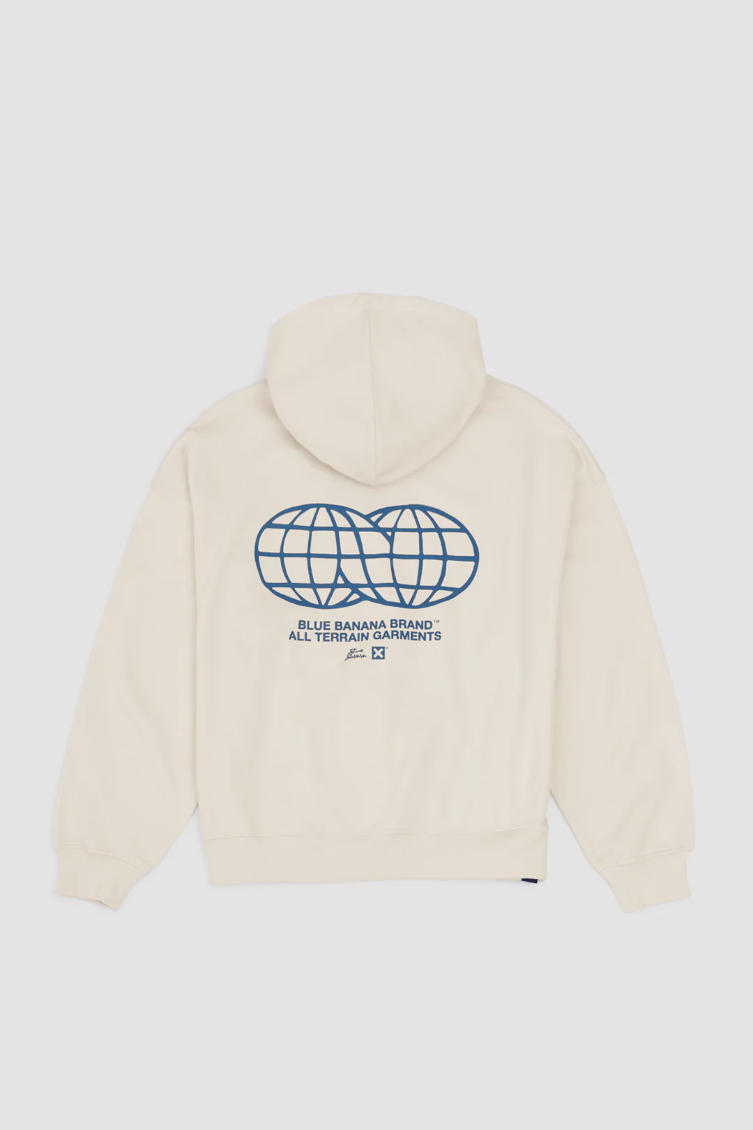 SUDADERA CON CAPUCHA UNIVERSAL BLANCO ROTO - Image 2