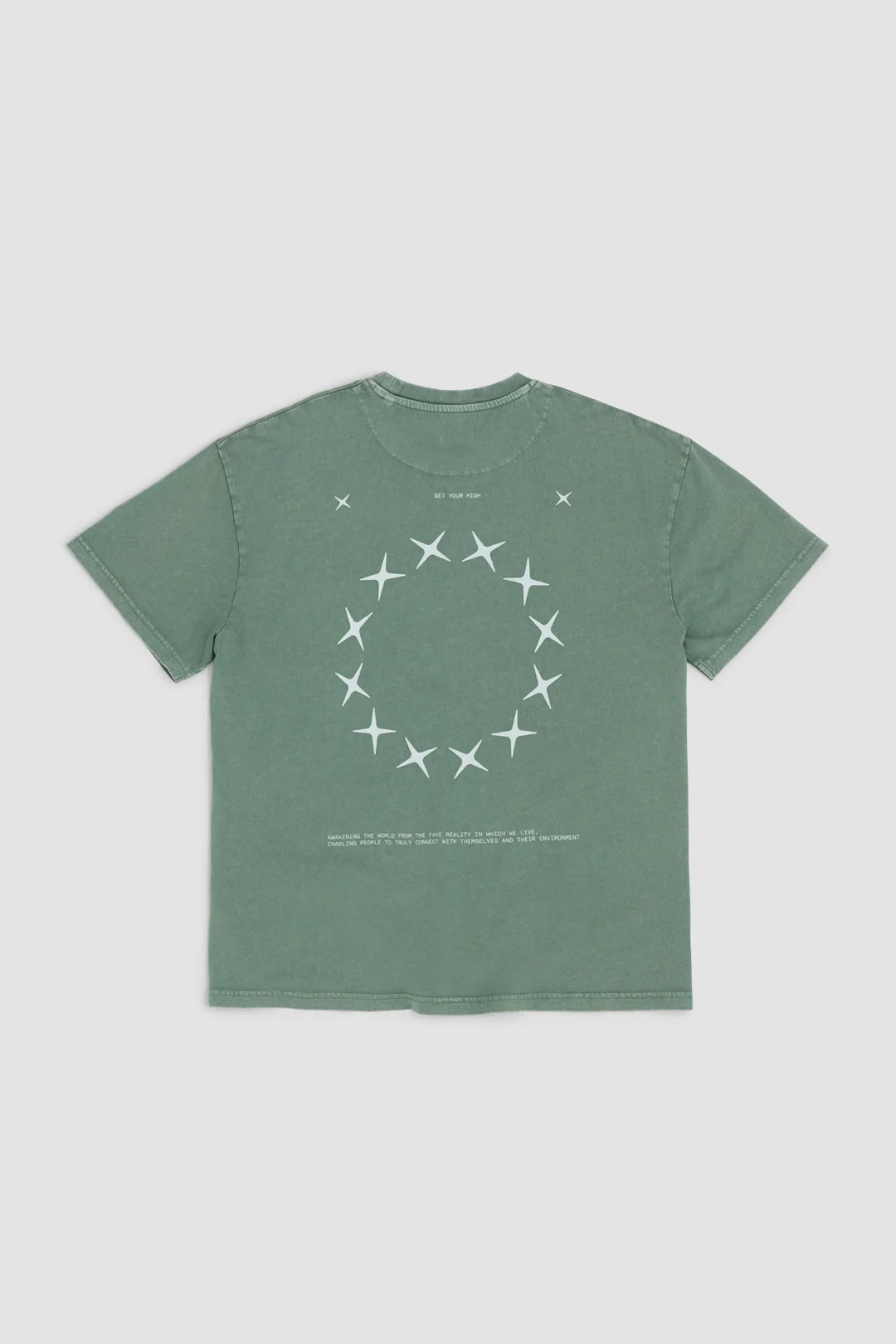 CAMISETA CIRCLE WASH OLIVE GREEN - Image 2