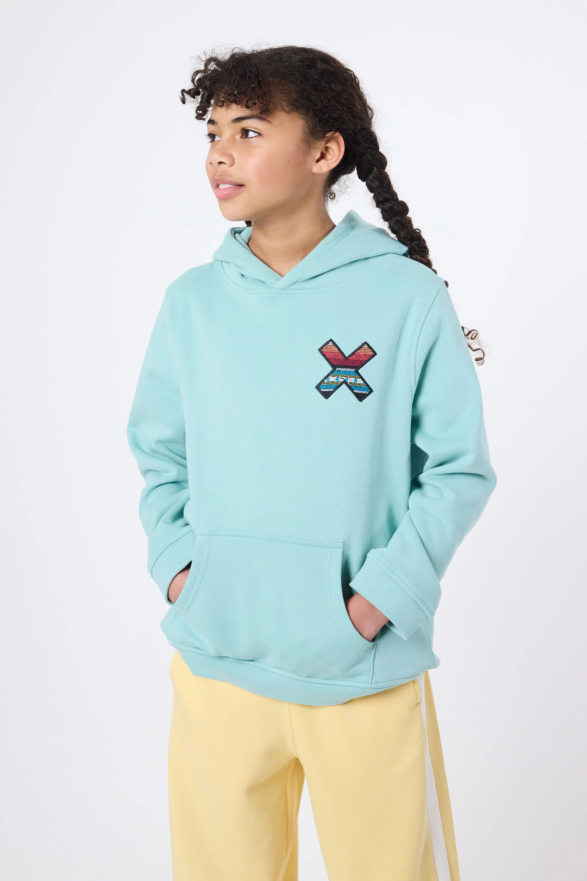 PACK SUDADERA CON CAPUCHA CLASSIC ACQUA (ADULTO + KIDS) - Image 4