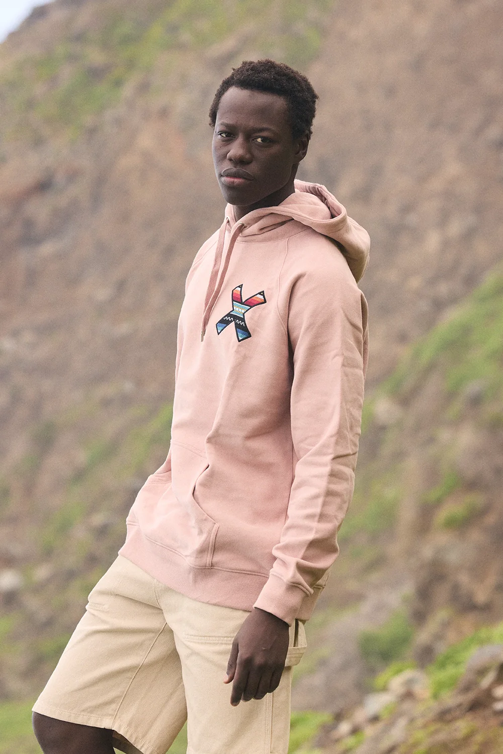 SUDADERA CON CAPUCHA CLASSIC PEACH - Image 3